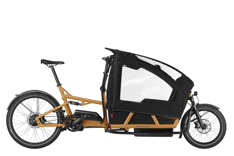 Riese and Muller Load4 75 Rohloff HS Peanut