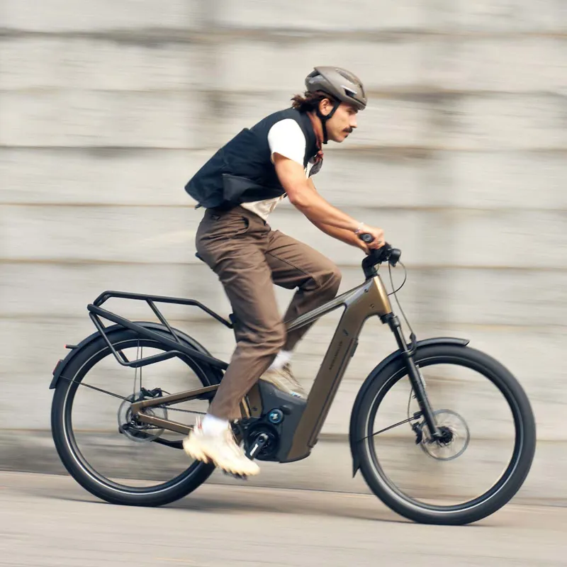 Riese and Muller Delite5 GT Pinion Amber 51cm-1