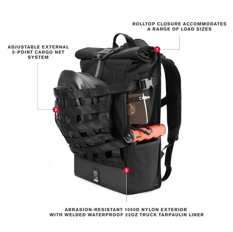 Chrome Industries Barrage Cargo All Black-5