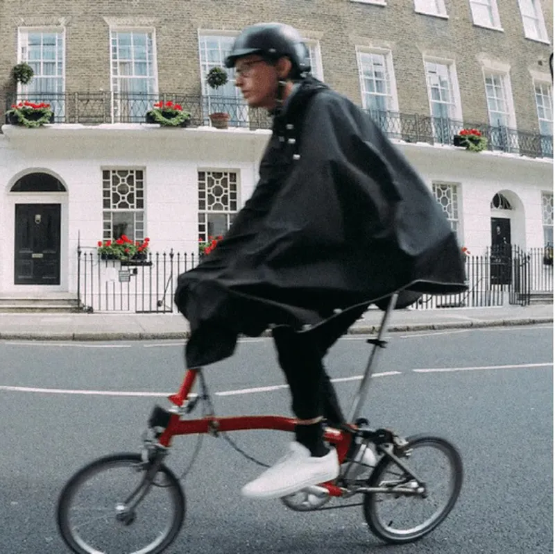 The Peoples Rainwear Poncho 3.0 Black-3