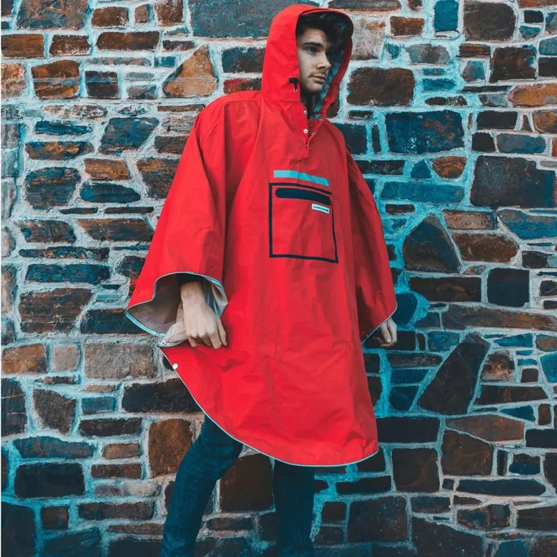 The Peoples Rainwear Poncho 3.0 Red-2